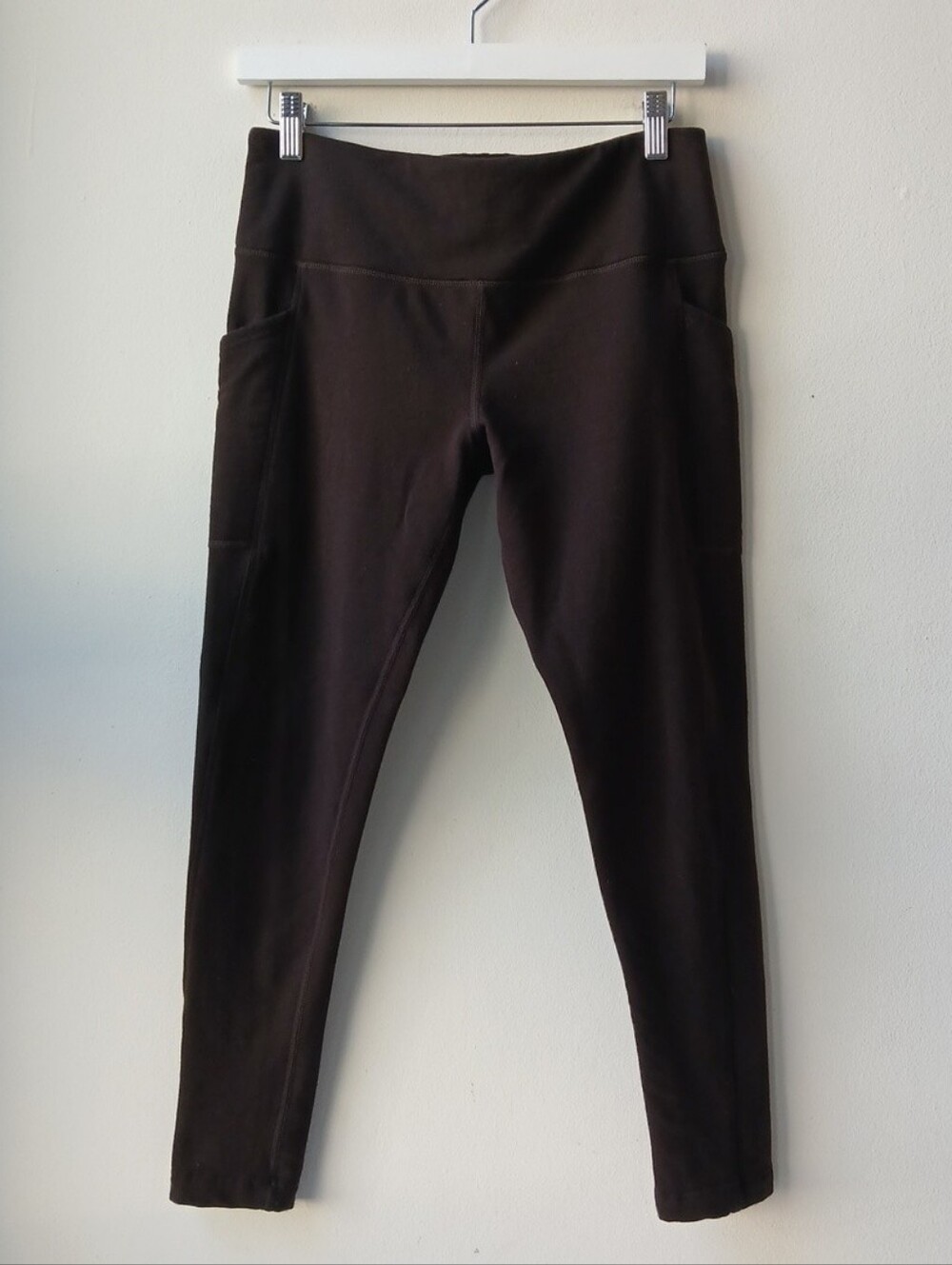 WoolX Piper Pocket Leggings Dark Brown Women's Medium Petite